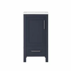 Ove Decors Kansas Single Sink Bathroom Ceramic Countertop Vanity