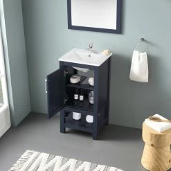 Ove Decors Vegas Single Sink Bathroom Cultured Marble Countertop Vanity -Cheap Ove Decors Store 1721744 A5