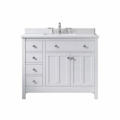Ove Decors Newcastle Single Sink Bathroom Vanity with Countertop, 15VVA-ADAM42-007EI