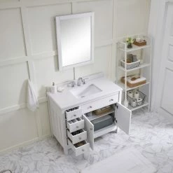 Ove Decors Newcastle Single Sink Bathroom Vanity with Countertop, 15VVA-ADAM42-007EI -Cheap Ove Decors Store 1731542 A2