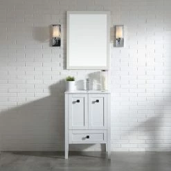 Cheap Ove Decors Store 18 Ove Decors Andora Single Sink Bathroom Vanity with Countertop, White