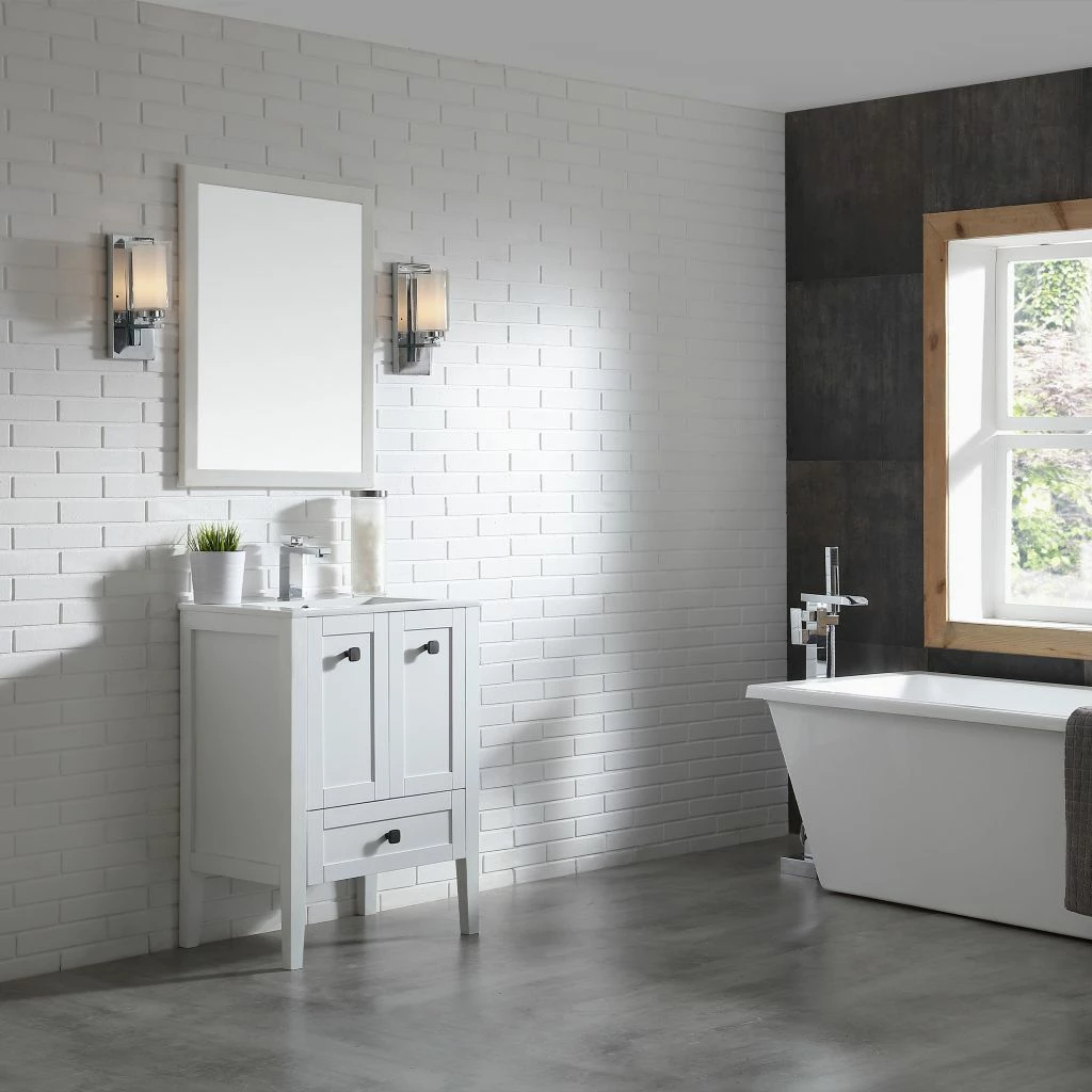 Ove Decors Andora Single Sink Bathroom Vanity with Countertop, White 2 Ove Decors Andora Single Sink Bathroom Vanity with Countertop, White - Image 2