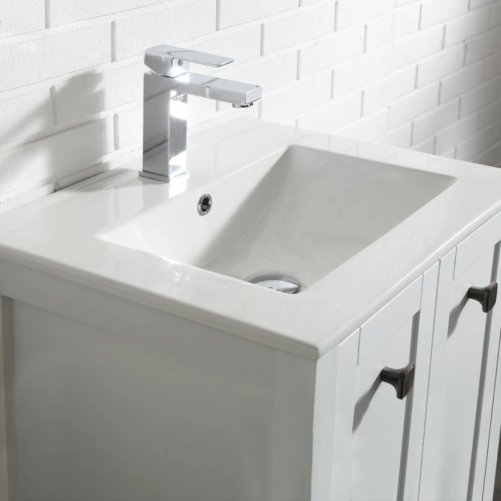 Ove Decors Andora Single Sink Bathroom Vanity with Countertop, White 5 Ove Decors Andora Single Sink Bathroom Vanity with Countertop, White - Image 5