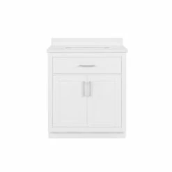 Ove Decors Bailey 30 in. Single Sink Bathroom Vanity with Countertop, White, 15VVA-BAIL30-007GF