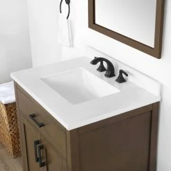 Ove Decors Bailey 30 in. Single Sink Bathroom Vanity with Countertop, Almond Latte, 15VVA-BAIL30-059GF 15 Ove Decors Bailey 30 in. Single Sink Bathroom Vanity with Countertop, Almond Latte, 15VVA-BAIL30-059GF -Cheap Ove Decors Store 1731549 A5