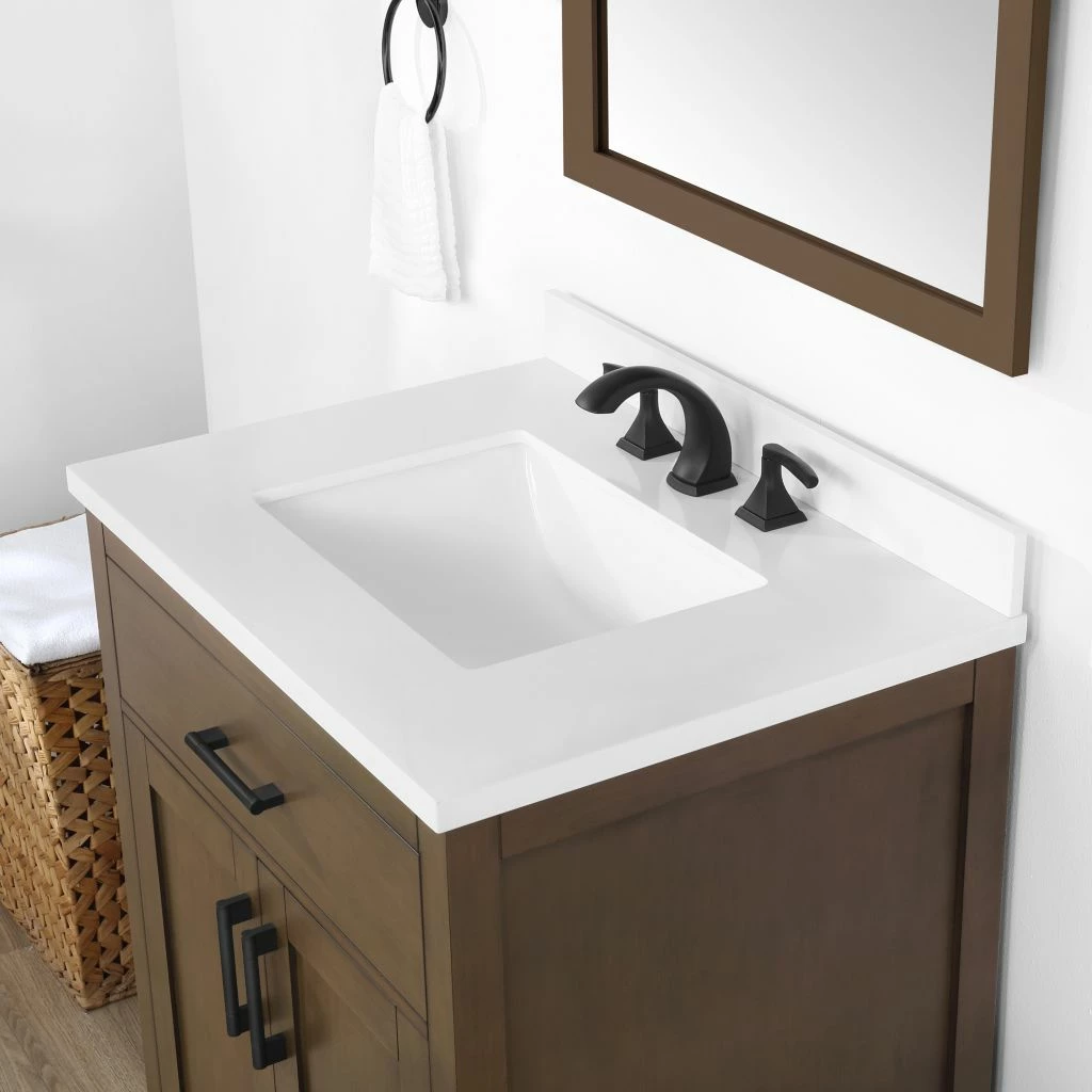 Ove Decors Bailey 30 in. Single Sink Bathroom Vanity with Countertop, Almond Latte, 15VVA-BAIL30-059GF 6 Ove Decors Bailey 30 in. Single Sink Bathroom Vanity with Countertop, Almond Latte, 15VVA-BAIL30-059GF - Image 6
