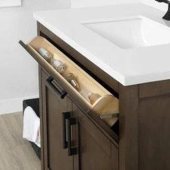 Ove Decors Bailey 30 in. Single Sink Bathroom Vanity with Countertop, Almond Latte, 15VVA-BAIL30-059GF 19 Ove Decors Bailey 30 in. Single Sink Bathroom Vanity with Countertop, Almond Latte, 15VVA-BAIL30-059GF -Cheap Ove Decors Store 1731549 A9