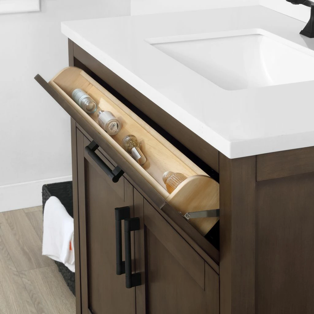 Ove Decors Bailey 30 in. Single Sink Bathroom Vanity with Countertop, Almond Latte, 15VVA-BAIL30-059GF 10 Ove Decors Bailey 30 in. Single Sink Bathroom Vanity with Countertop, Almond Latte, 15VVA-BAIL30-059GF - Image 10