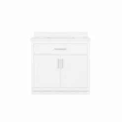 Cheap Ove Decors Store 16 Ove Decors Bailey 36 in. Single Sink Bathroom Vanity with Countertop, White, 15VVA-BAIL36-007GF