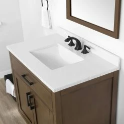 Ove Decors Bailey 36 in. Single Sink Bathroom Vanity with Countertop, Almond Latte, 15VVA-BAIL36-059GF -Cheap Ove Decors Store 1732152 A5