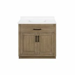 Ove Decors Bailey 36 in. Single Sink Bathroom Vanity with Countertop, Driftwood Oak, 15VVA-BAIL36-C28GF