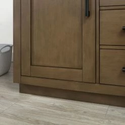 Ove Decors Bailey 48 in. Single Sink Bathroom Vanity with Countertop, Almond Latte, 15VVA-BAIL48-059GF -Cheap Ove Decors Store 1732155 A7