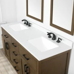 Ove Decors Bailey 60 in. Double Sink Bathroom Vanity with Countertop, Almond Latte, 15VVA-BAIL60-059GF 14 Ove Decors Bailey 60 in. Double Sink Bathroom Vanity with Countertop, Almond Latte, 15VVA-BAIL60-059GF -Cheap Ove Decors Store 1732158 A4
