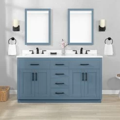 Ove Decors Bailey Double Sink Bathroom Vanity with Countertop -Cheap Ove Decors Store 1732159 A3