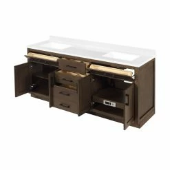 Ove Decors Bailey Single Sink Bathroom Vanity with Countertop, Almond Latte 12 Ove Decors Bailey Single Sink Bathroom Vanity with Countertop, Almond Latte -Cheap Ove Decors Store 1732162 A2