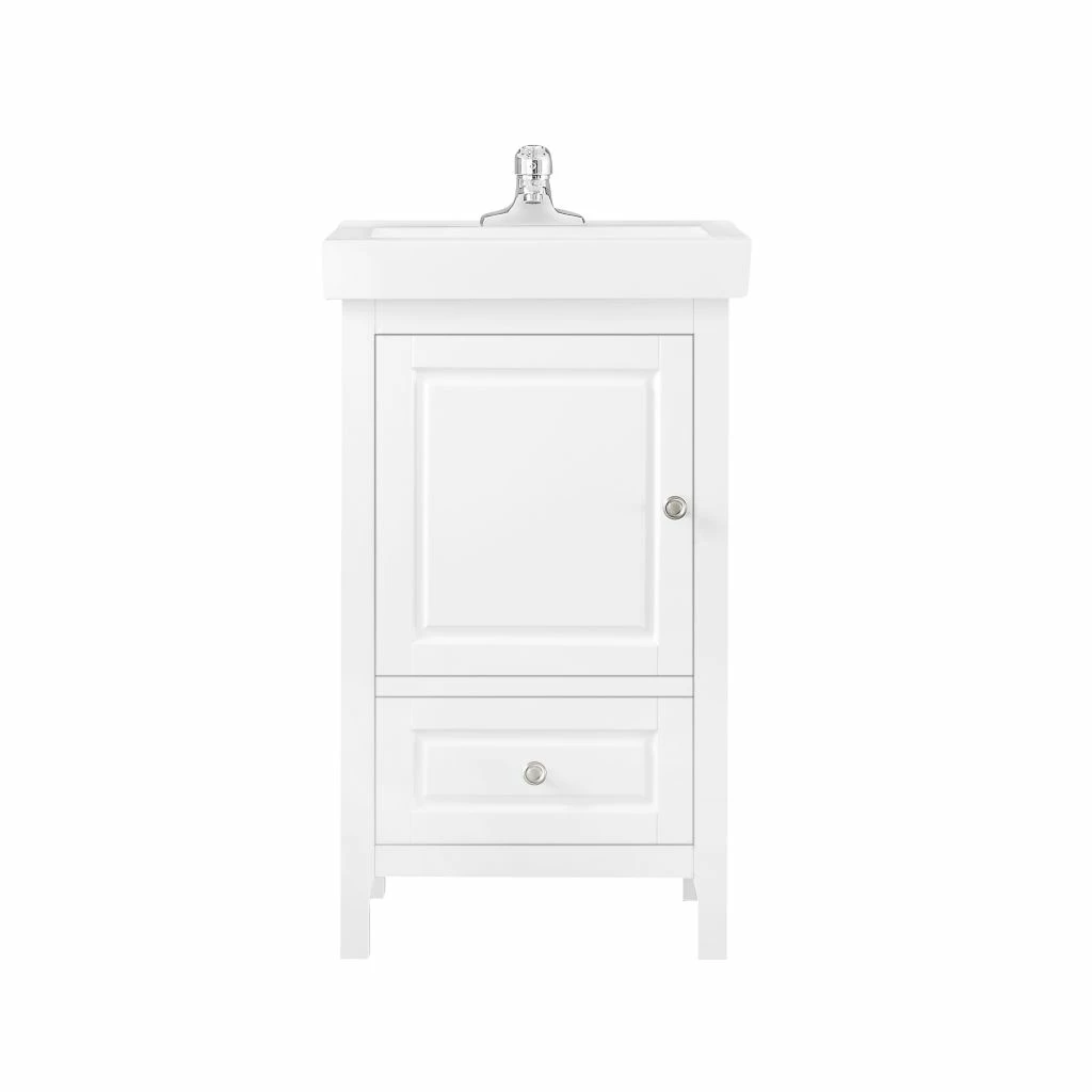Ove Decors Balvin Single Sink Bathroom Vanity with Countertop, White 1 Ove Decors Balvin Single Sink Bathroom Vanity with Countertop, White