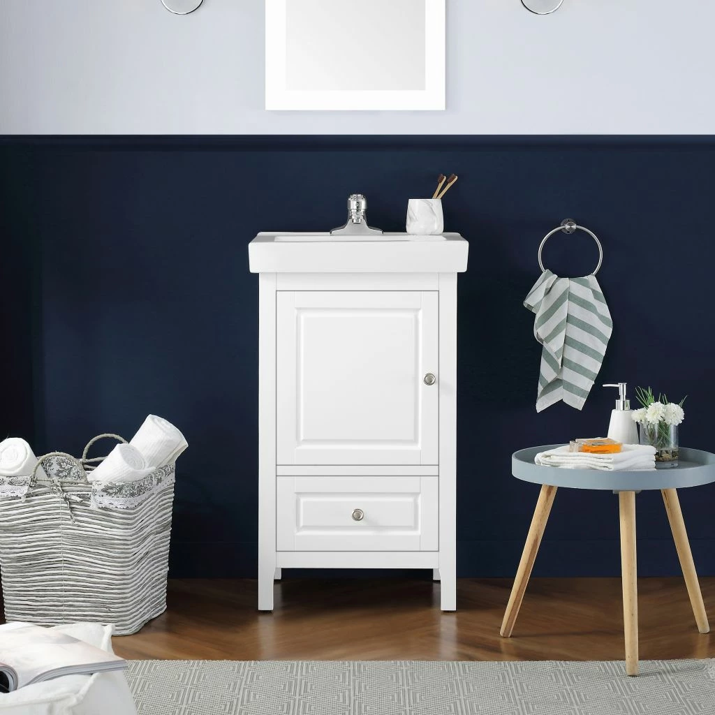 Ove Decors Balvin Single Sink Bathroom Vanity with Countertop, White 2 Ove Decors Balvin Single Sink Bathroom Vanity with Countertop, White - Image 2