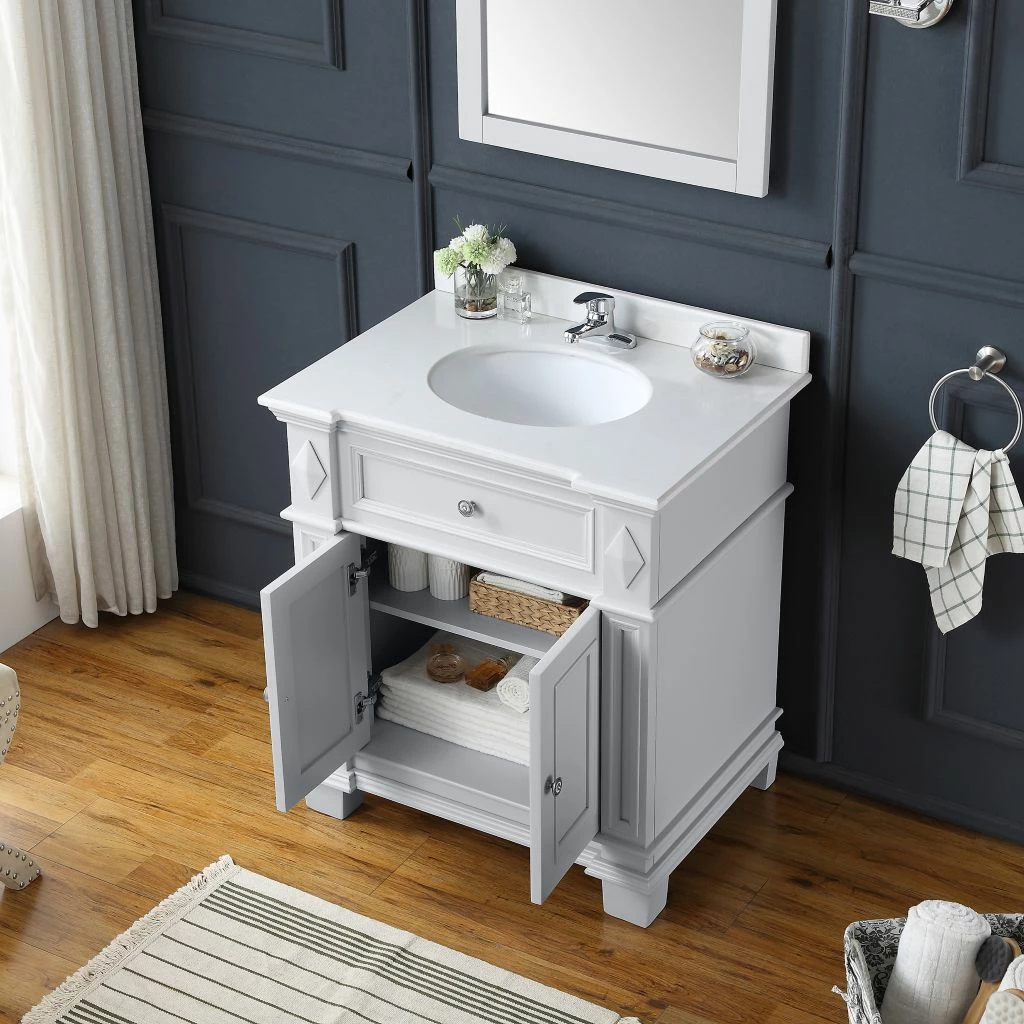 Ove Decors Barnsley 31 in. Single Sink Bathroom Vanity with Countertop, 15VVA-BARN31-039AF 4 Ove Decors Barnsley 31 in. Single Sink Bathroom Vanity with Countertop, 15VVA-BARN31-039AF - Image 4