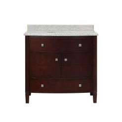 Ove Decors Brighton Single Sink Bathroom Vanity with Countertop, 15VVA-BOLT36-D22EI