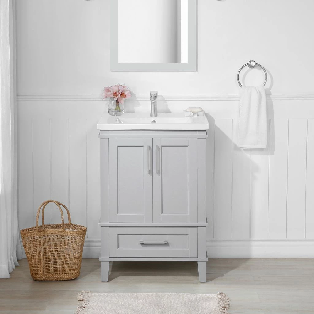 Ove Decors Brighton 24 in. Single Sink Bathroom Vanity with Countertop, 15VVA-BRIG24-039GF 3 Ove Decors Brighton 24 in. Single Sink Bathroom Vanity with Countertop, 15VVA-BRIG24-039GF - Image 3