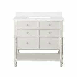 Ove Decors Cottage Bathroom Vanity with Countertop from Bedford Collection