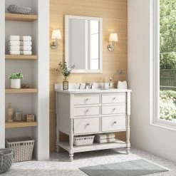 Ove Decors Cottage Bathroom Vanity with Countertop from Bedford Collection -Cheap Ove Decors Store 1732178 A2