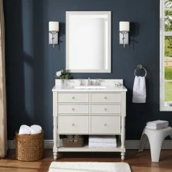 Ove Decors Cottage Bathroom Vanity with Countertop from Bedford Collection -Cheap Ove Decors Store 1732178 A3