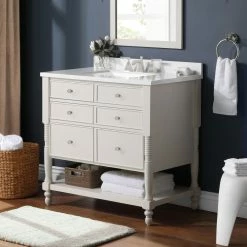 Ove Decors Cottage Bathroom Vanity with Countertop from Bedford Collection -Cheap Ove Decors Store 1732178 A6