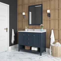 Ove Decors Martha Stewart Highfield Double Sink Bathroom Vanity with Countertop, 15VVA-GRAN42-045EI -Cheap Ove Decors Store 1732188 A2