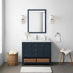 Ove Decors Martha Stewart Highfield Double Sink Bathroom Vanity with Countertop, 15VVA-GRAN42-045EI -Cheap Ove Decors Store 1732188 A3