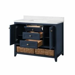 Ove Decors Martha Stewart Highfield Double Sink Bathroom Vanity with Countertop, 15VVA-GRAN42-045EI -Cheap Ove Decors Store 1732188 A9