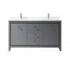 Ove Decors Kevin Single Sink Bathroom Vanity with Countertop, 60 in.