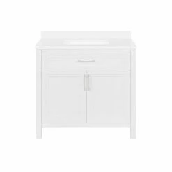 Ove Decors Laney 36 in. Single Sink Bathroom Vanity with Countertop, White, 15VVA-LANE36-007EI