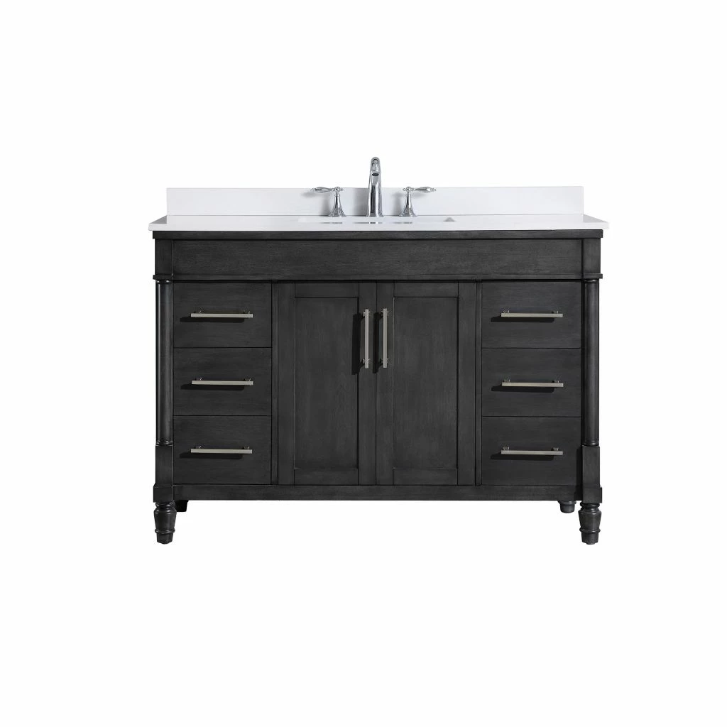 Ove Decors Layla 48 in. Double Sink Bathroom Vanity with Countertop, 15VVA-LAYL48-092EI 1 Ove Decors Layla 48 in. Double Sink Bathroom Vanity with Countertop, 15VVA-LAYL48-092EI