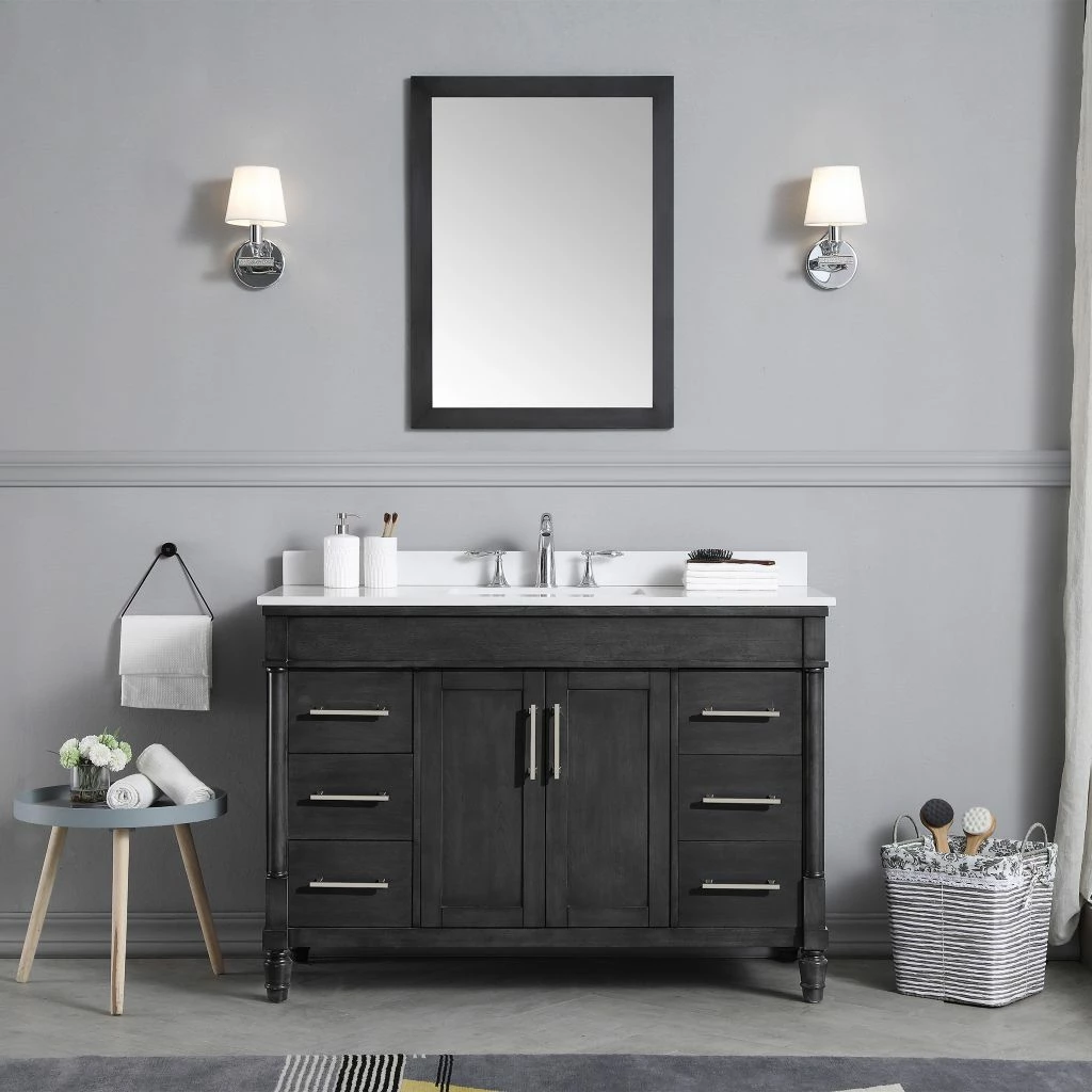 Ove Decors Layla 48 in. Double Sink Bathroom Vanity with Countertop, 15VVA-LAYL48-092EI 2 Ove Decors Layla 48 in. Double Sink Bathroom Vanity with Countertop, 15VVA-LAYL48-092EI - Image 2