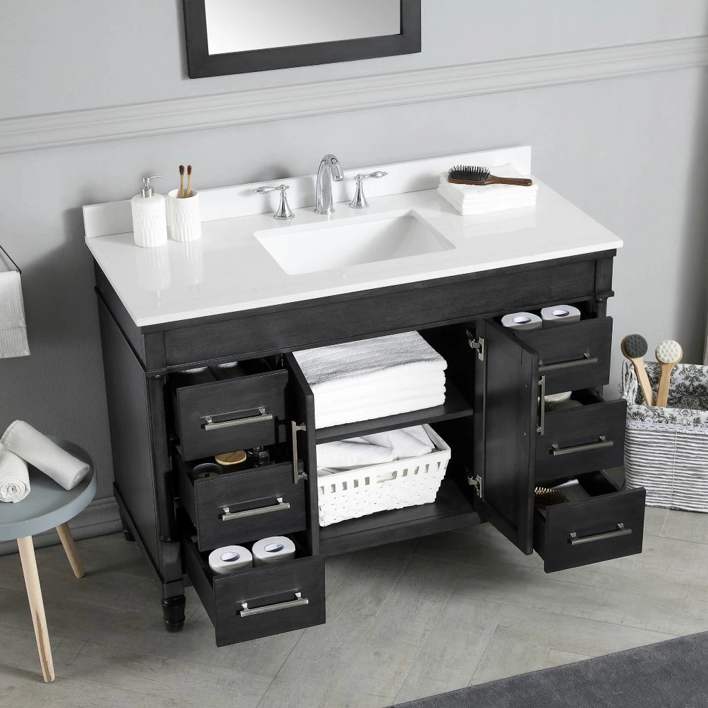 Ove Decors Layla 48 in. Double Sink Bathroom Vanity with Countertop, 15VVA-LAYL48-092EI 3 Ove Decors Layla 48 in. Double Sink Bathroom Vanity with Countertop, 15VVA-LAYL48-092EI - Image 3