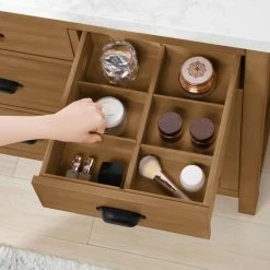 Ove Decors Lewist Single Sink Bathroom Vanity with Countertop, 48 in., Wax Pine, 15VVA-LEWI48-129GF -Cheap Ove Decors Store 1732229 A7