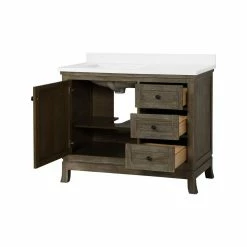 Ove Decors Meadow 42 in. Single Sink Bathroom Vanity with Countertop, 15VVA-MEAD42-116EI -Cheap Ove Decors Store 1732232 A8
