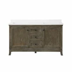 Ove Decors Meadow Bathroom Vanity with Countertop from Bedford Collection, 15VVA-MEAD60-116EI