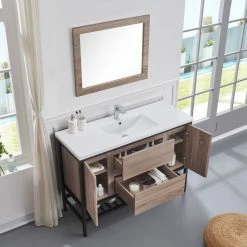 Ove Decors Memphis 47.6 in. Single Sink Bathroom Vanity with Countertop, 15VVA-MEMP48-164OJ -Cheap Ove Decors Store 1732235 A2