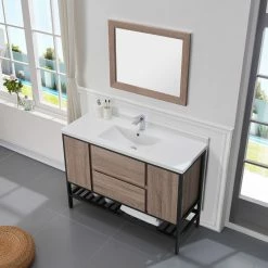 Ove Decors Memphis 47.6 in. Single Sink Bathroom Vanity with Countertop, 15VVA-MEMP48-164OJ -Cheap Ove Decors Store 1732235 A3