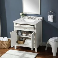 Ove Decors Oakland Single Sink Bathroom Vanity with Countertop, 15VVA-OAKL30-070EV -Cheap Ove Decors Store 1732236 A7