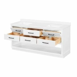Ove Decors Rider Single Sink Bathroom Vanity with Countertop, White -Cheap Ove Decors Store 1732252 A2