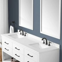 Ove Decors Rider Single Sink Bathroom Vanity with Countertop, White -Cheap Ove Decors Store 1732252 A8
