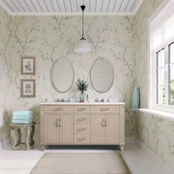 Ove Decors Thornfield Double Sink Vanity from Lily Pond Collection, 60 in., White Washed Maple, 15VVA-THOR60-118EI -Cheap Ove Decors Store 1732271 A2