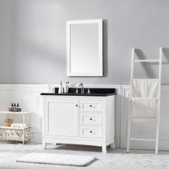 Ove Decors Sophia 42 in. Single Sink Bathroom Vanity with Countertop, White, 15VVA-VALE42-007EI -Cheap Ove Decors Store 1732275 A2