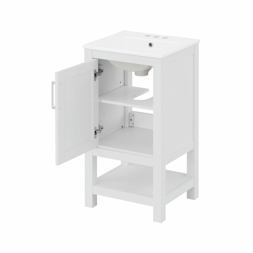 Ove Decors Vegas 18 in. Single Sink Bathroom Vanity with Countertop, Dove Grey, 15VVA-VEGA18-140FE 10 Ove Decors Vegas 18 in. Single Sink Bathroom Vanity with Countertop, Dove Grey, 15VVA-VEGA18-140FE - Image 10