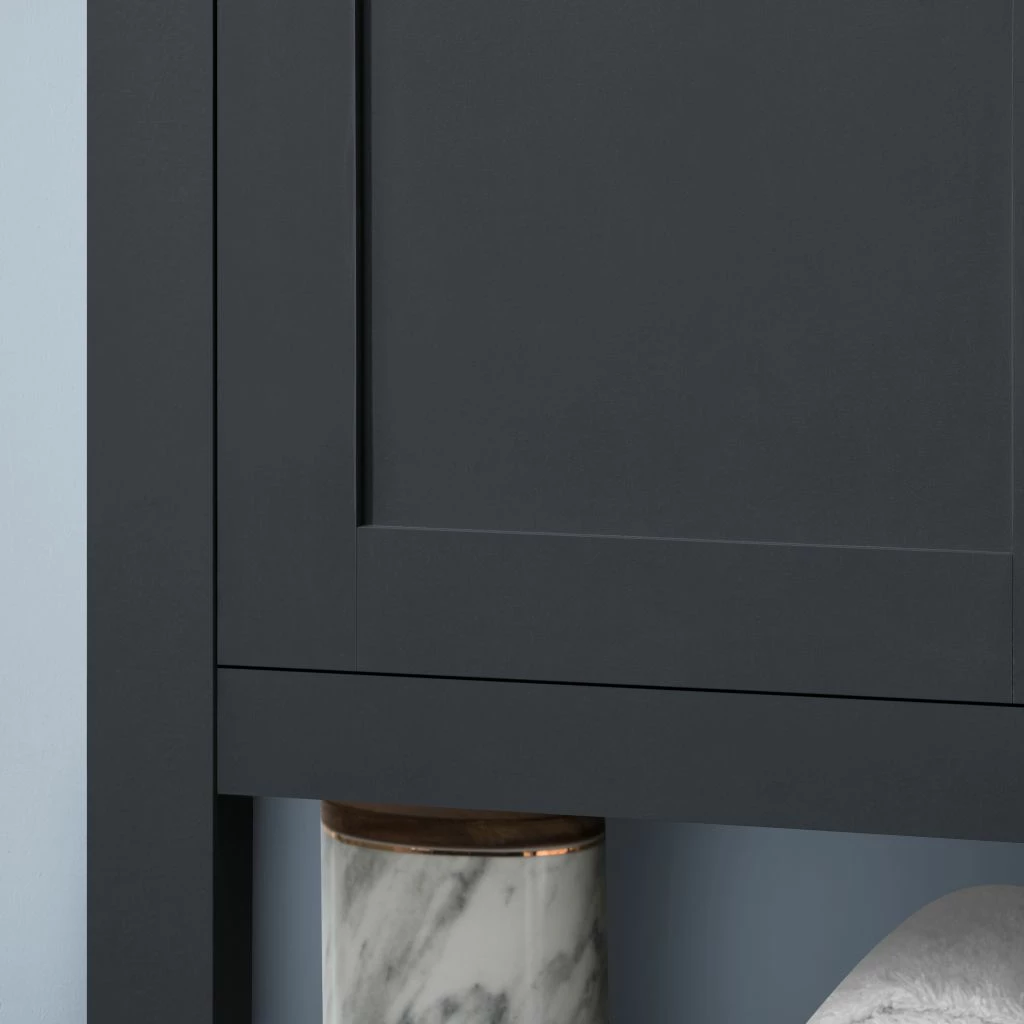 Ove Decors Vegas 36 in. Single Sink Bathroom Vanity with Countertop, Dark Charcoal, 15VVA-VEGA36-038FE 9 Ove Decors Vegas 36 in. Single Sink Bathroom Vanity with Countertop, Dark Charcoal, 15VVA-VEGA36-038FE - Image 9