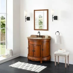 Ove Decors Victoria Single Sink Bathroom Vanity with Countertop, Light Cherry, 15VVA-VICT36-623AF -Cheap Ove Decors Store 1732291 A3