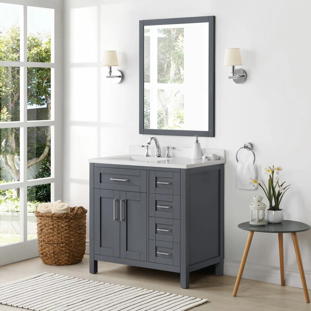 Ove Decors Tahoe Single Sink Bathroom Vanity with Countertop 3 Ove Decors Tahoe Single Sink Bathroom Vanity with Countertop - Image 3